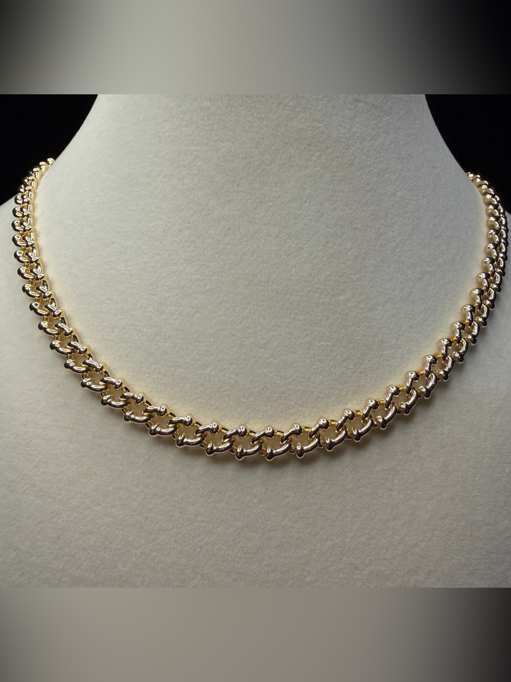 Reina Curb Link 24in 7.2MM 14K Stamped Premium Finish Necklace Brand New